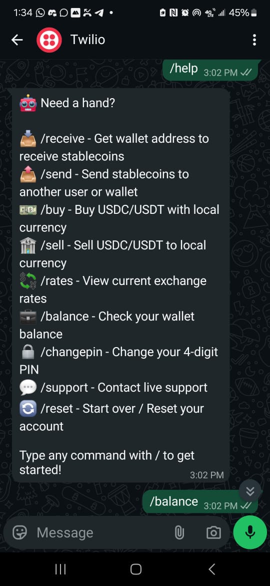 WhatsApp Bot Menu